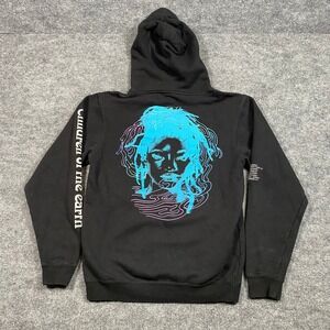 Willow Smith Children of the Earth Black‎ Graphic Hoodie Mens Small MSFTSrep